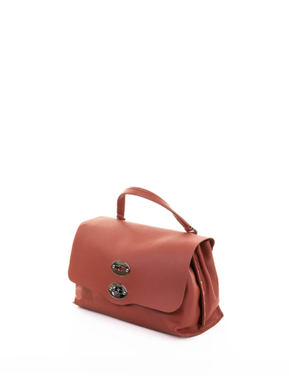 Borsa a mano Postina Saeta S in pelle con tracolla