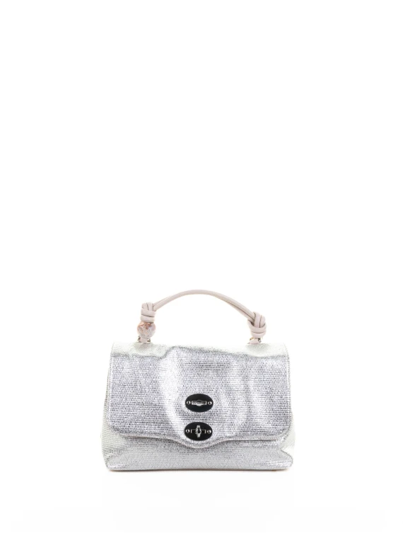 Borsa Postina Midollino S argento