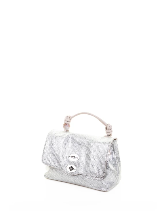 Borsa Postina Midollino S argento