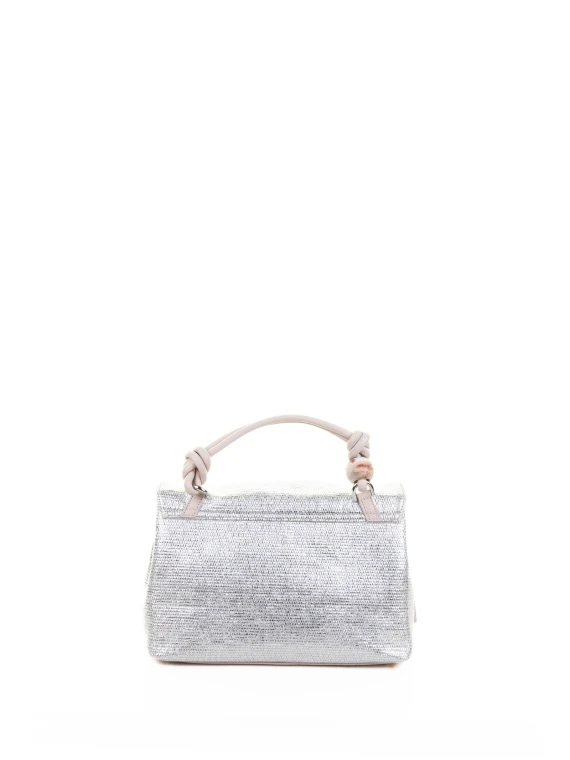 Borsa Postina Midollino S argento