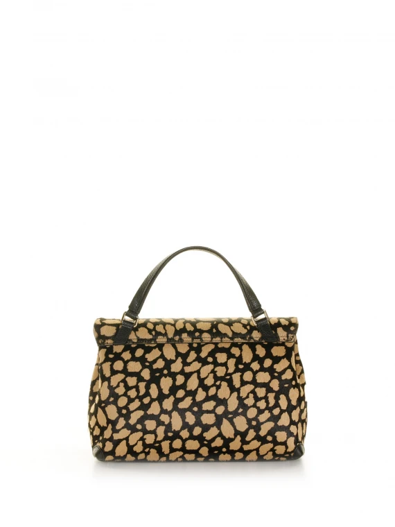 Postina S leopard bag with shoulder strap