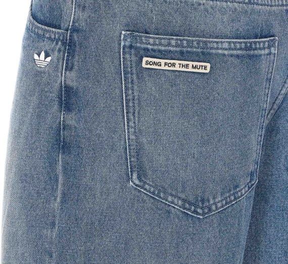Blue denim jeans ADIDAS X SONG FOR THE MUTE