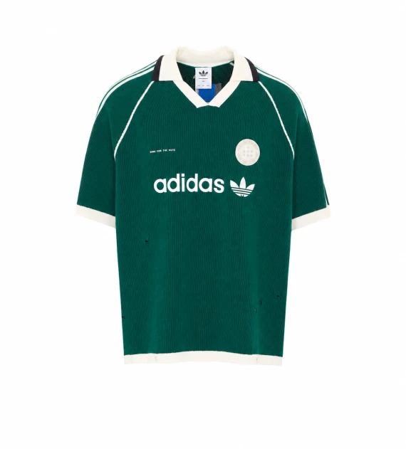 Polo verde in cotone misto ADIDAS X SONG FOR THE MUTE