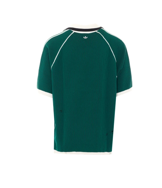 Polo verde in cotone misto ADIDAS X SONG FOR THE MUTE