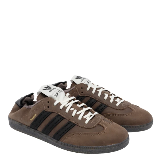 Sneakers Samba in pelle marrone scuro ADIDAS X SONG FOR THE MUTE