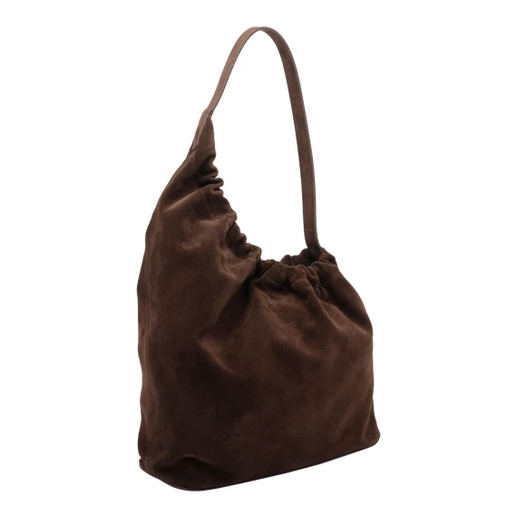 Brown Demi Lune shoulder bag AESTHER EKME