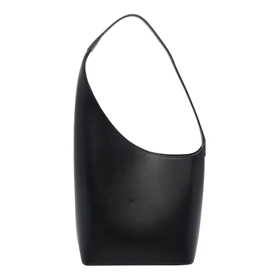 Black New Demi Lune Shoulder Bag AESTHER EKME