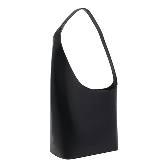 Black New Demi Lune Shoulder Bag AESTHER EKME