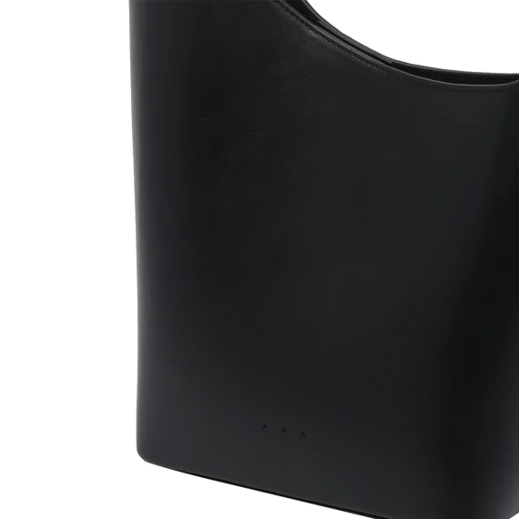 Black New Demi Lune Shoulder Bag AESTHER EKME