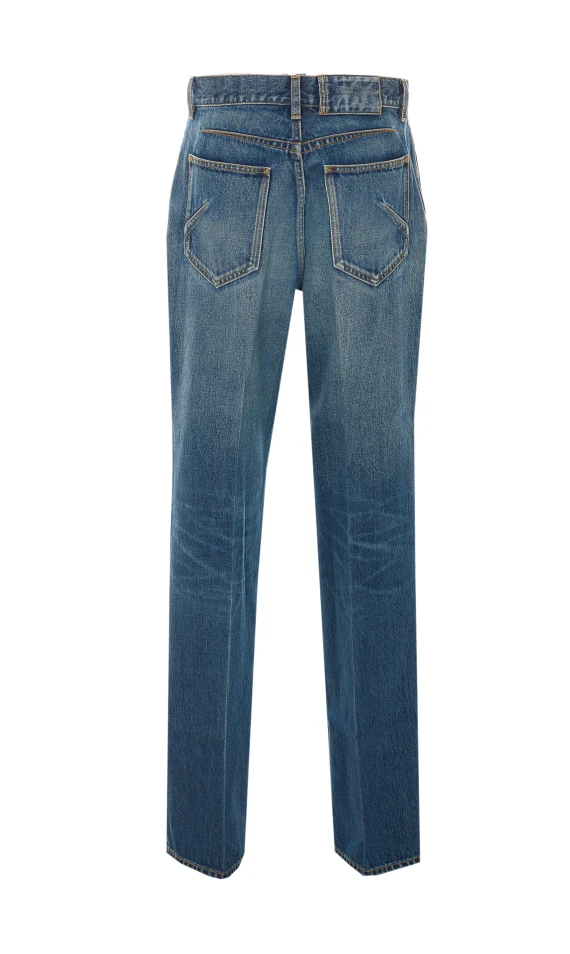 Blue Bootcut Jeans