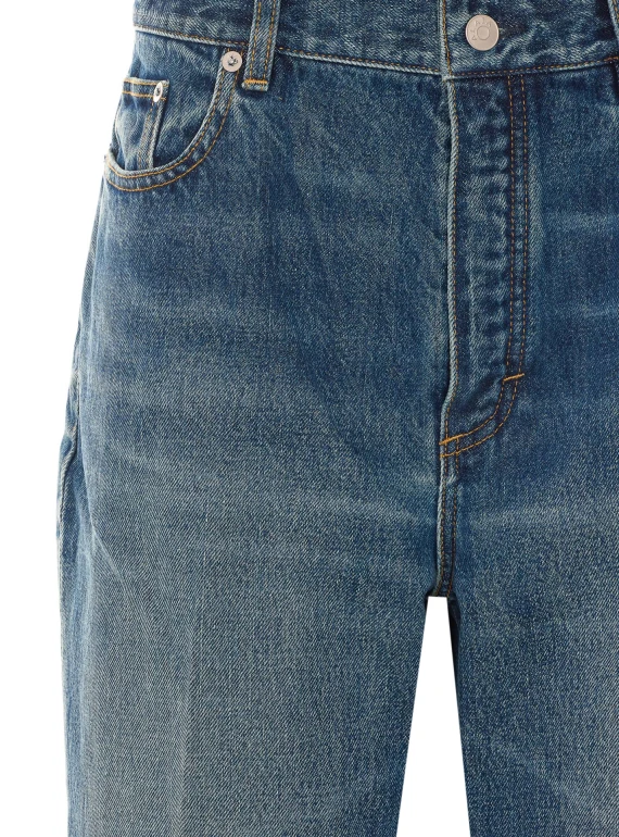 Blue Bootcut Jeans