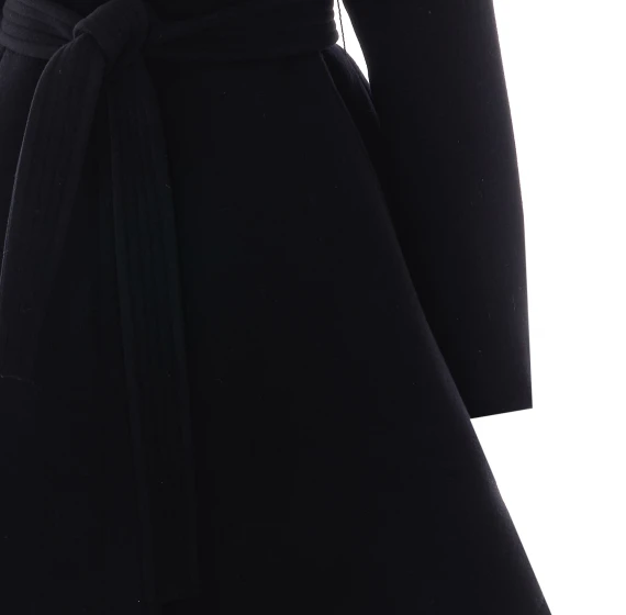 Giaccone nero Alaia
