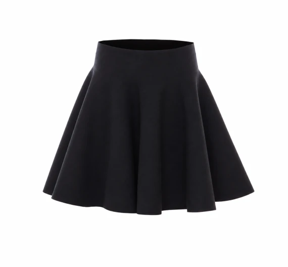 Gonna Skater Skirt Wool Knit Alaia