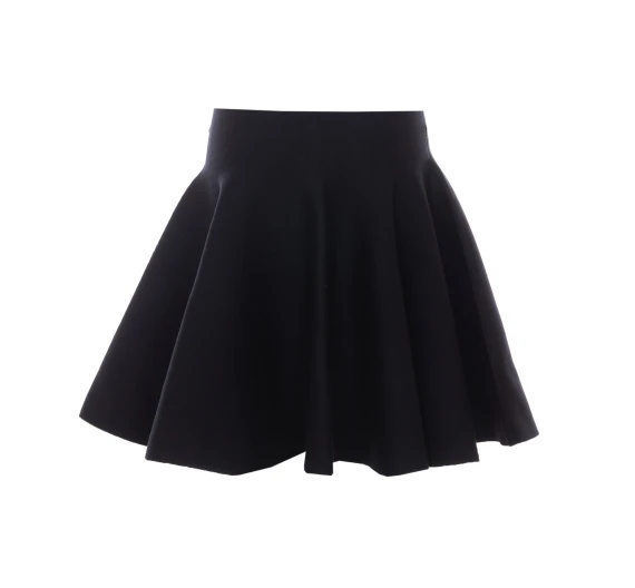 Gonna Skater Skirt Wool Knit Alaia