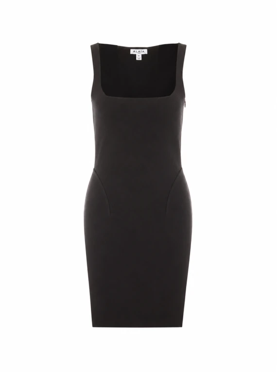 Black mini bodycon dress Alaia