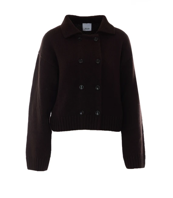 Knitted Double Breasted Cardigan Allude