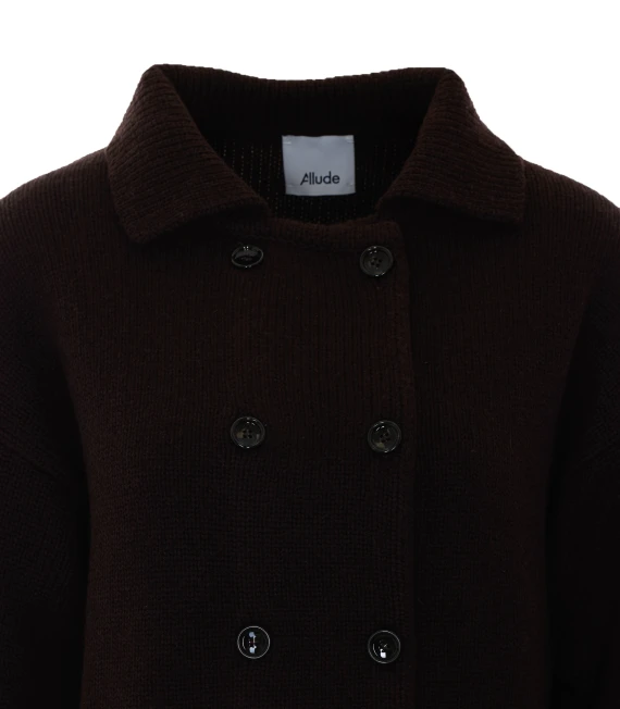 Knitted Double Breasted Cardigan Allude