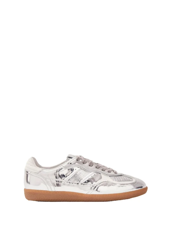 TB 490 sneakers in silver leather