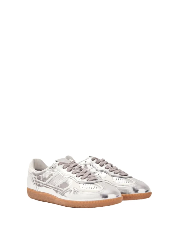TB 490 sneakers in silver leather