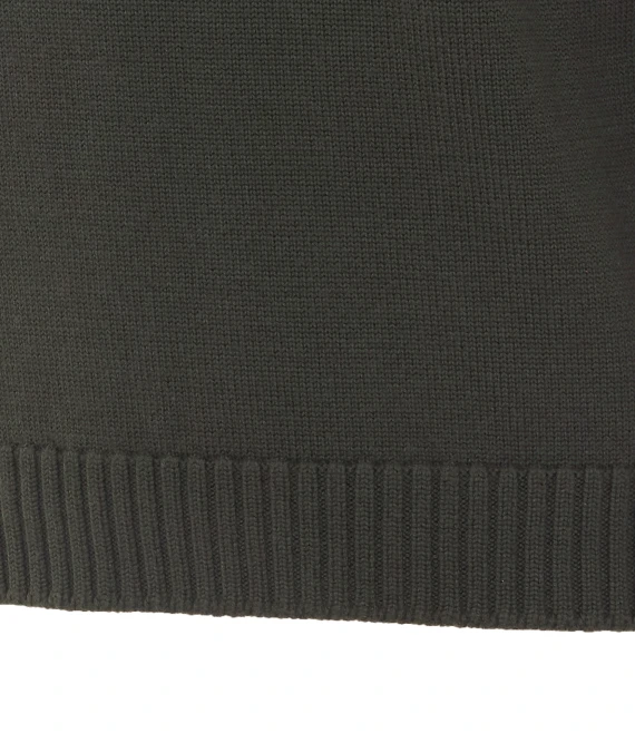Dark green wool high-neck sweater Alpha studio