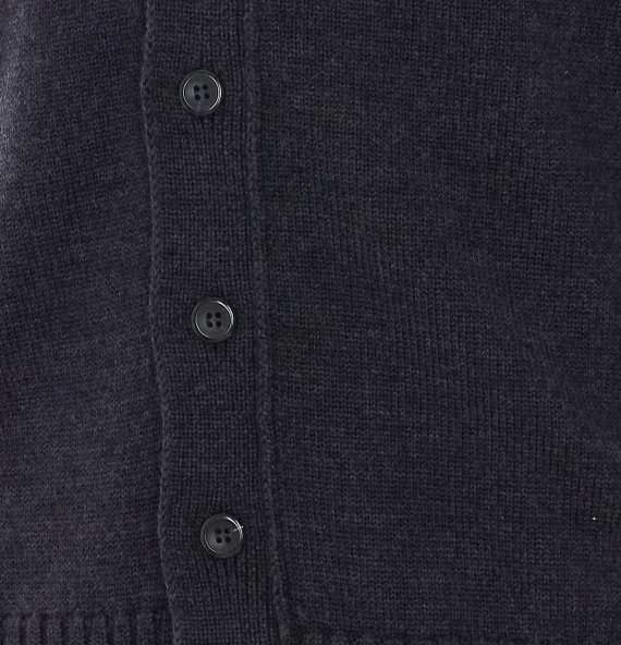 Dark grey wool cardigan Alpha studio