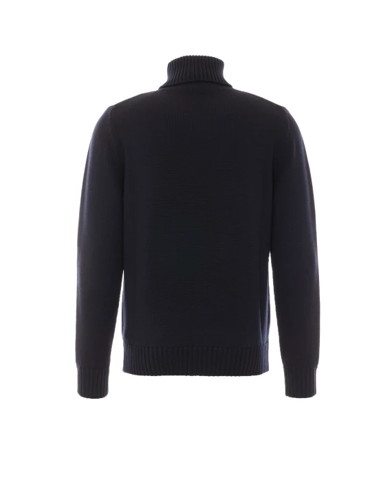 Blue turtleneck sweater Alpha studio