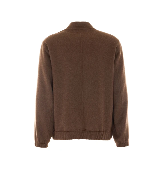 Brown bomber jacket Alpha studio