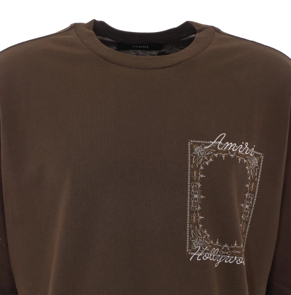 T-shirt e Polo marrone Amiri