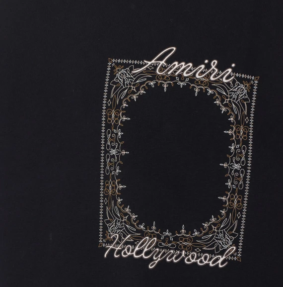 T-shirt e Polo nero Amiri