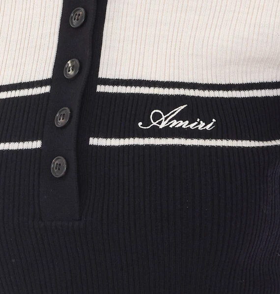 T-shirt e Polo nero Amiri