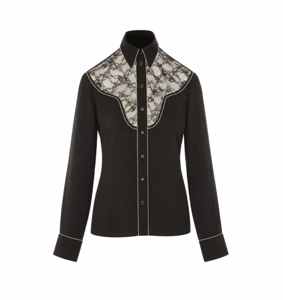 Western Lace Shirt Amiri
