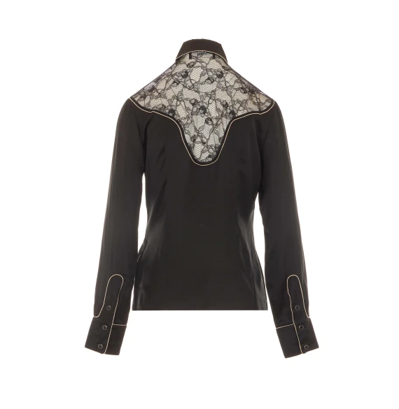 Western Lace Shirt Amiri