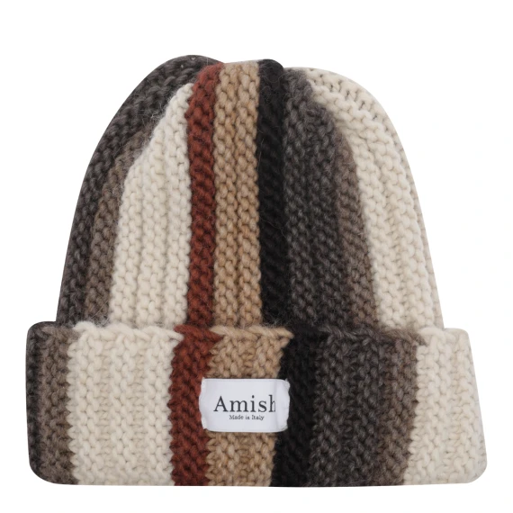 Multistriped Wool Hat