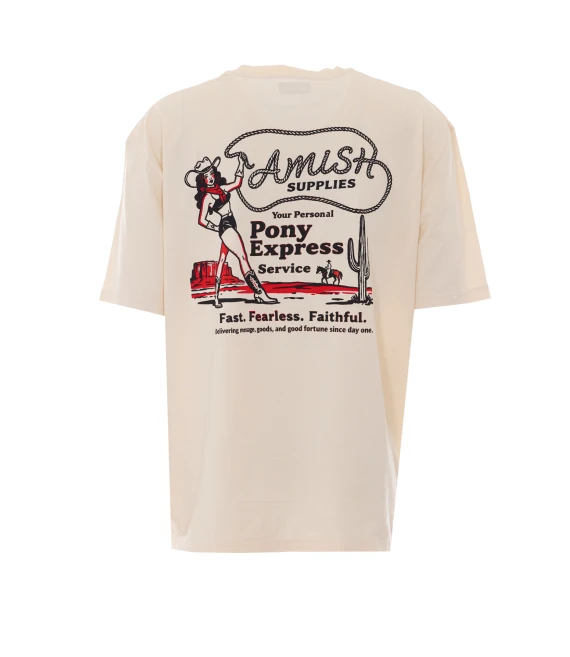 T-shirt e Polo beige AMISH