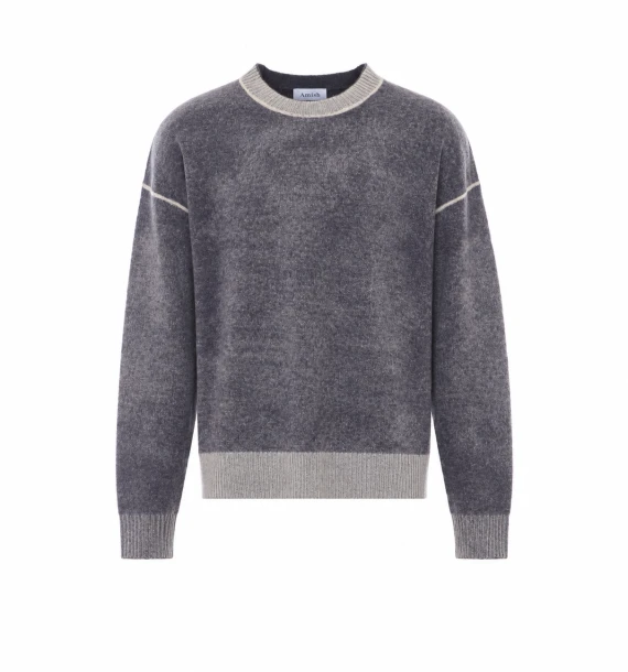Maglione girocollo grigio scuro