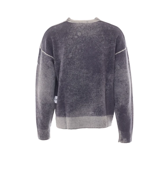 Maglione girocollo grigio scuro AMISH