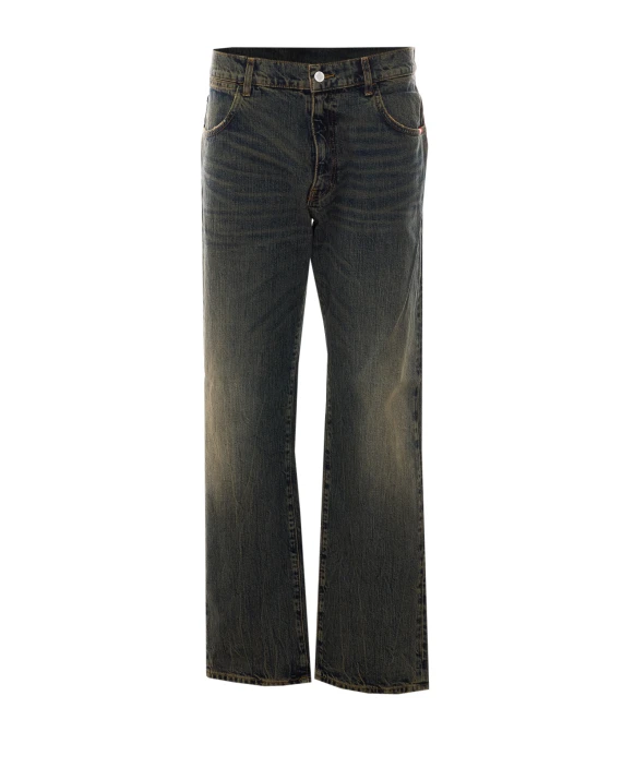 Jeans blu scuro effetto vissuto