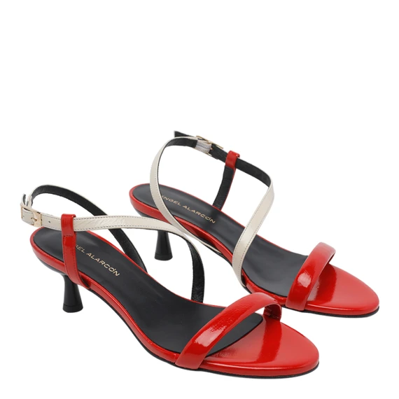 Scarpe con Tacco Rosso