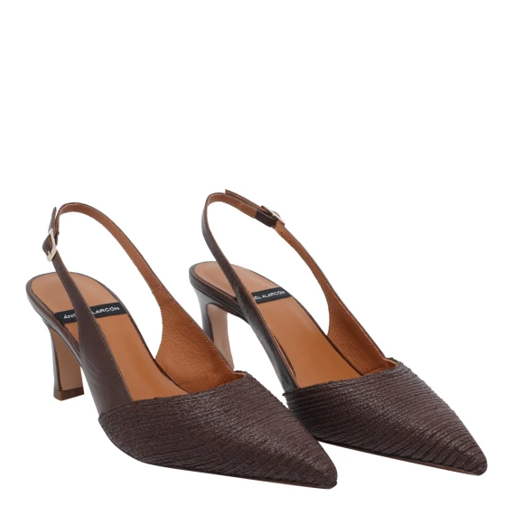 Scarpe con Tacco Brown