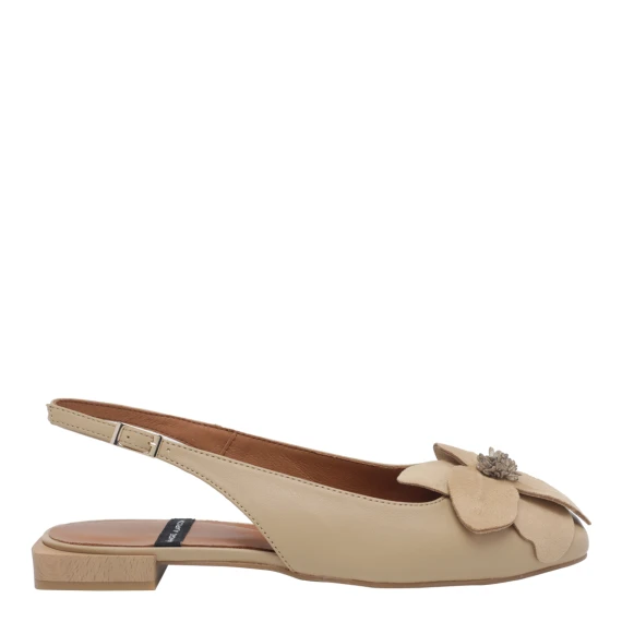 Scarpe con tacco beige