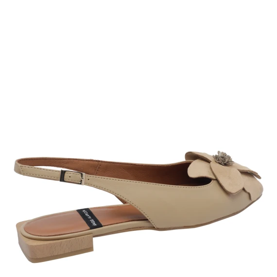 Scarpe con tacco beige
