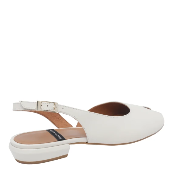 White Matilde Slingback