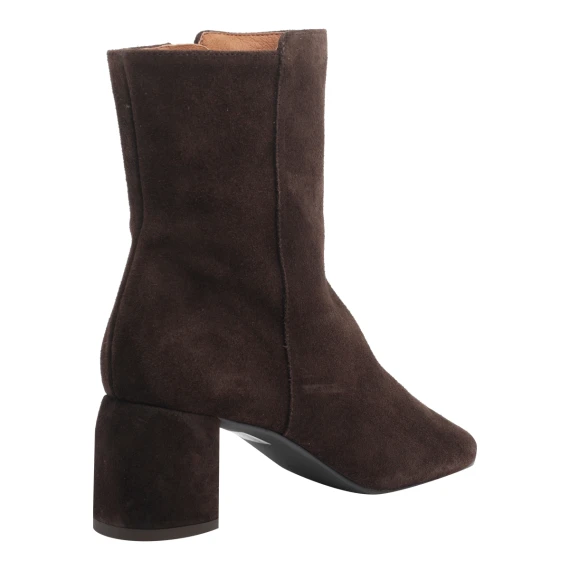 Murielle dark brown suede ankle boots ANGEL ALARCON
