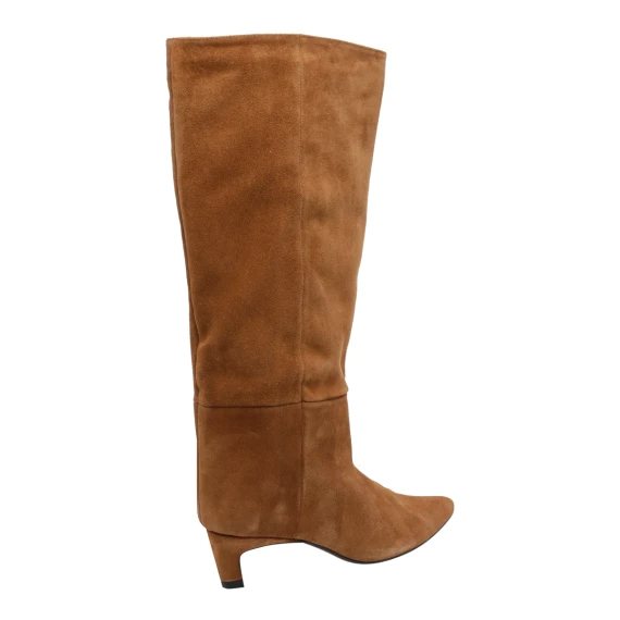 Jovanna Suede Pump Boots ANGEL ALARCON