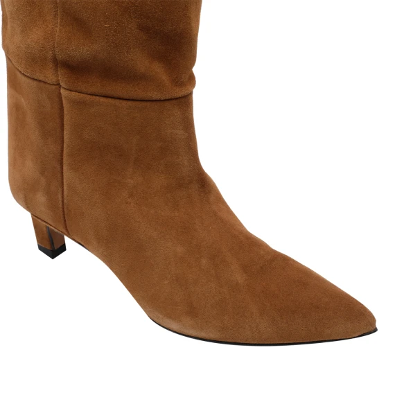 Jovanna Suede Pump Boots ANGEL ALARCON