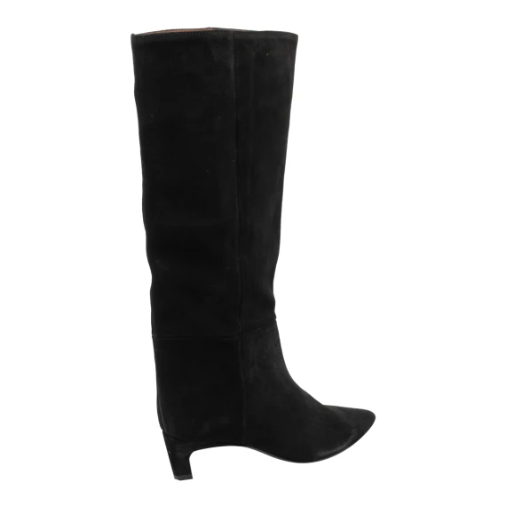 Jovanna Suede Pump Boots ANGEL ALARCON