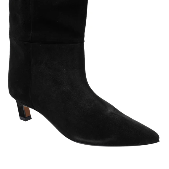 Jovanna Suede Pump Boots ANGEL ALARCON