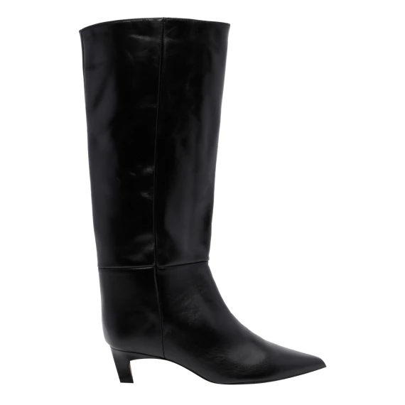 Black Leather Boots ANGEL ALARCON