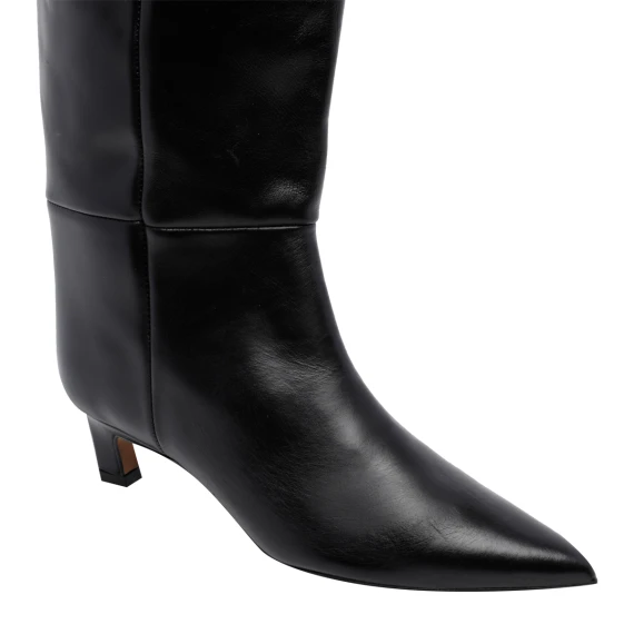Black leather high boots ANGEL ALARCON