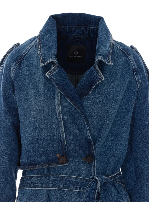 Denim Rickie Trench Coat